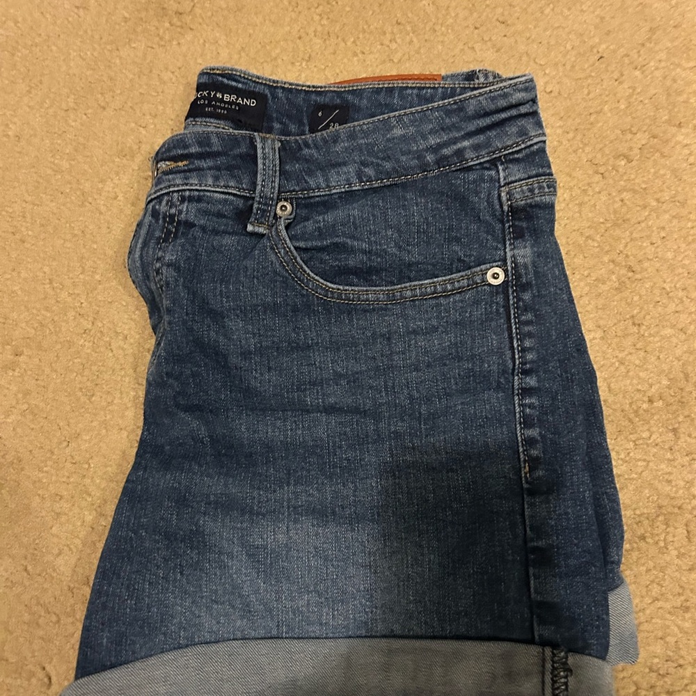 Lucky Brand Denim Jean shorts in Classic Blue. Like new, worn once. Size 6/28